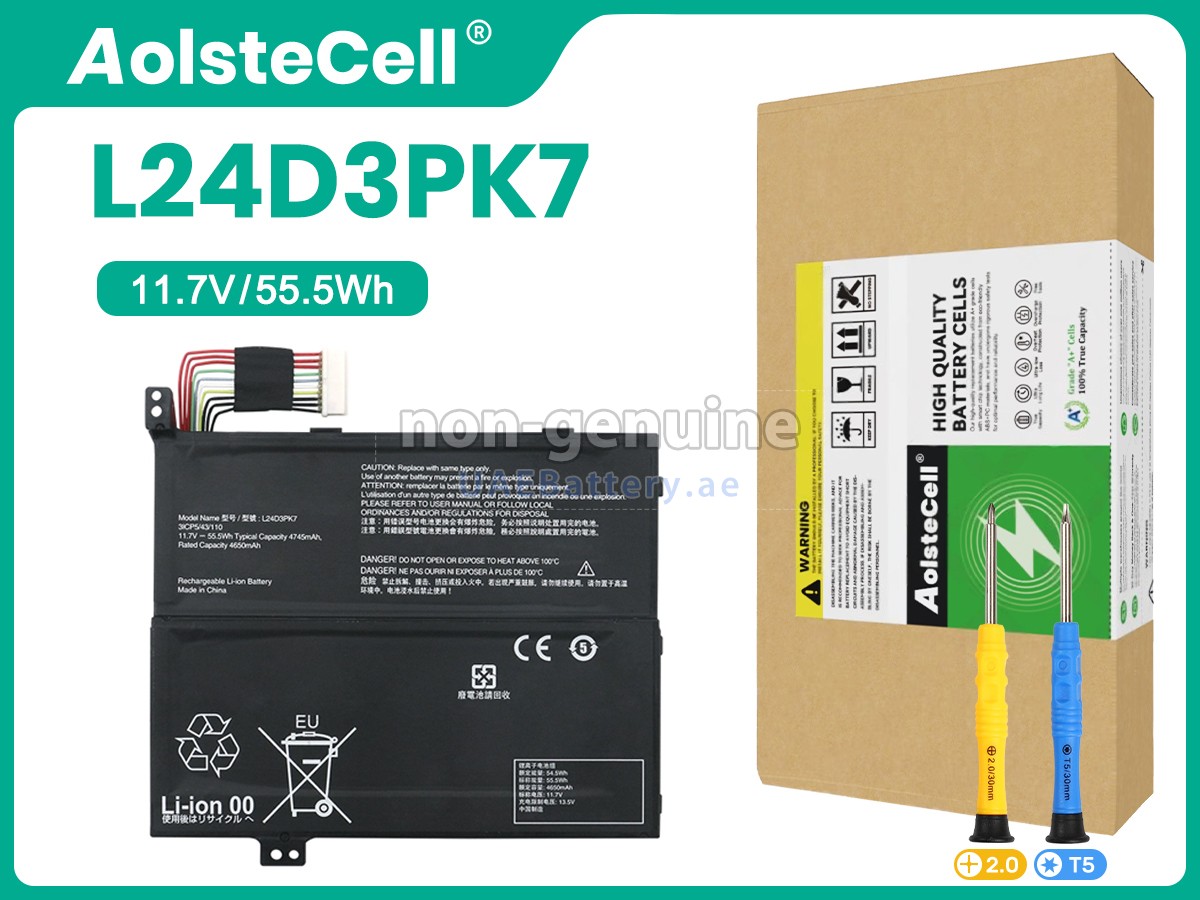 Battery for Lenovo L24L3PK7