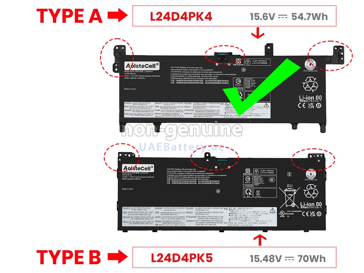 Battery for Lenovo IdeaPad SLIM 5 15ARP10-83J3004QMH