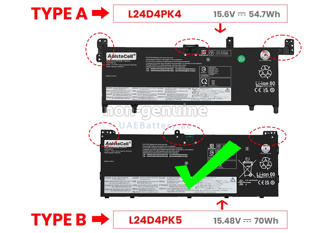 Battery for Lenovo IdeaPad SLIM 5 15ARP10-83J3004QMH