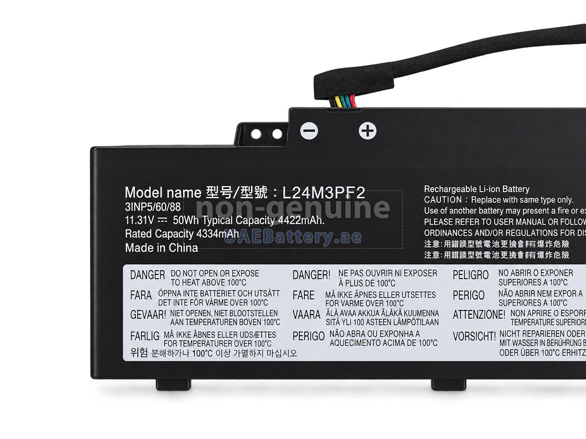 Battery for Lenovo L24B3PF2