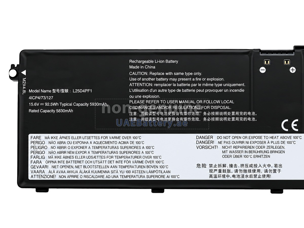 Battery for Lenovo 5B11T85513