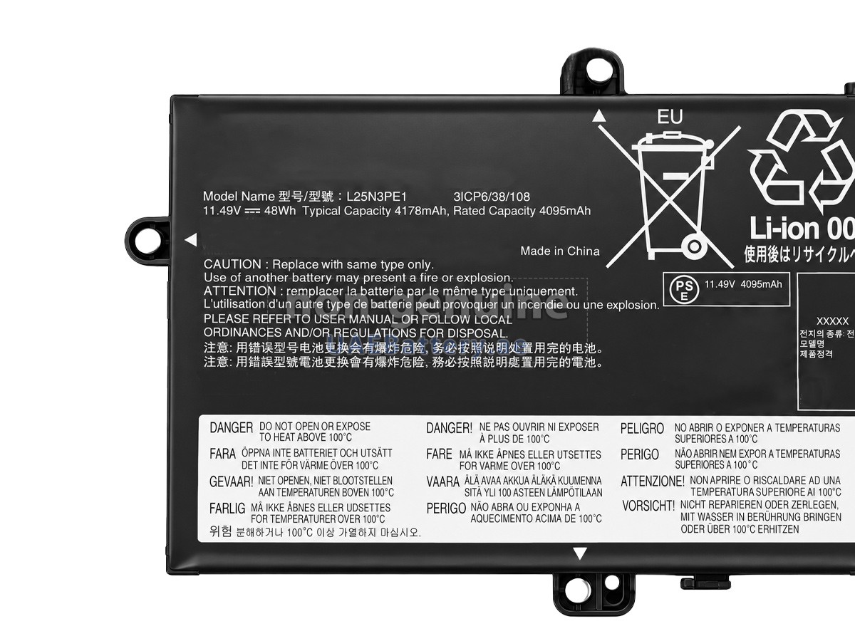 Battery for Lenovo L25D3PE1