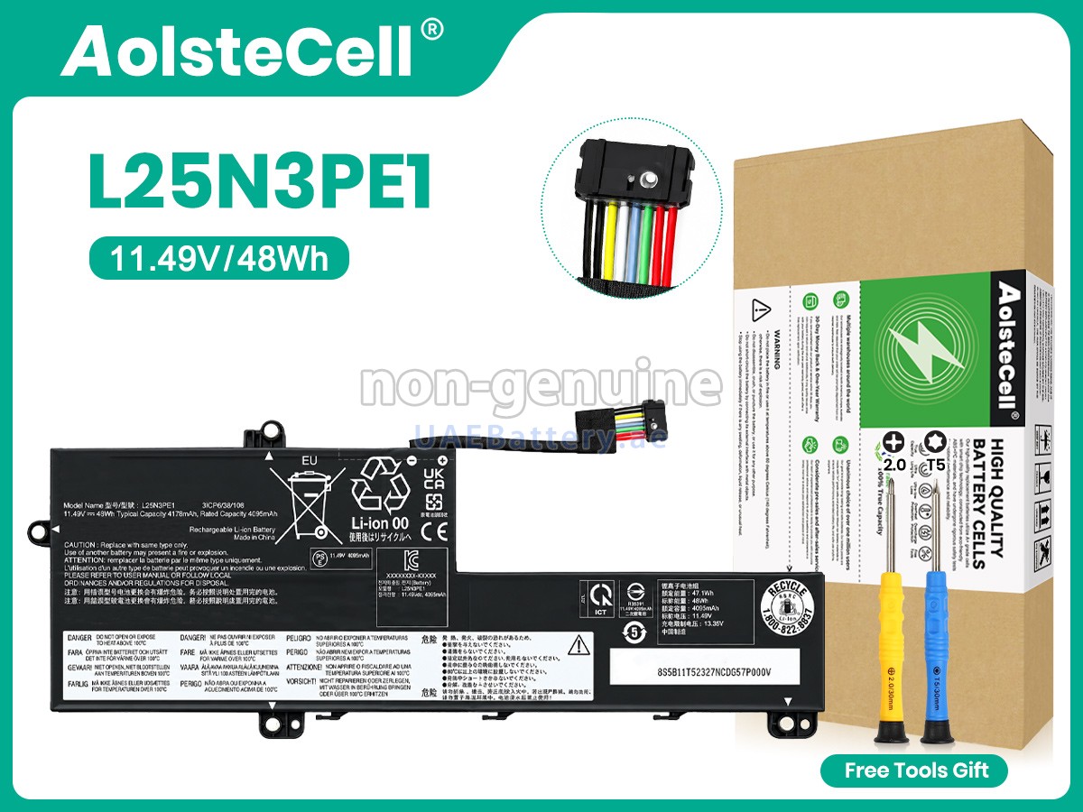 Battery for Lenovo L25X3PE1