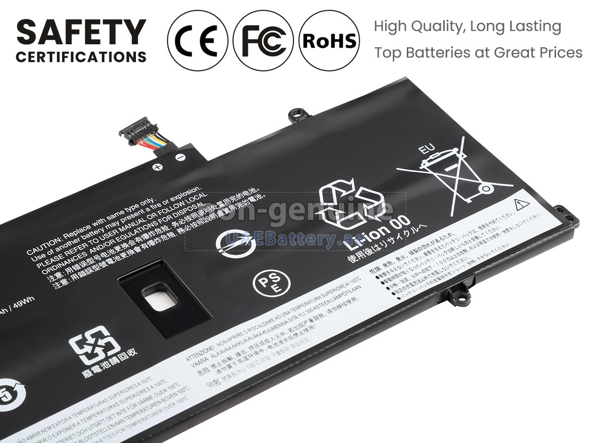 Lenovo ThinkPad X1 CARBON 8TH GEN replacement battery | UAEBattery