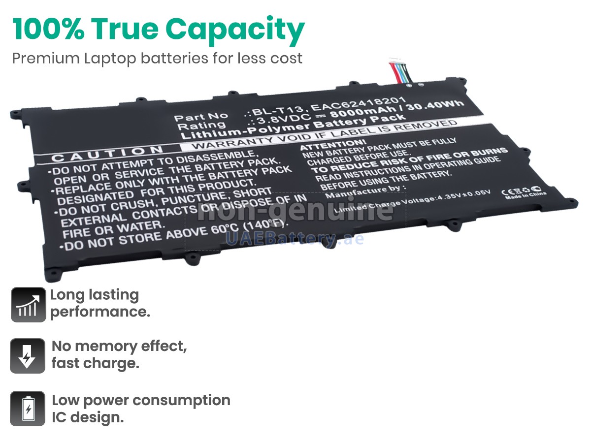 Battery for LG G PAD Tablet 10.1