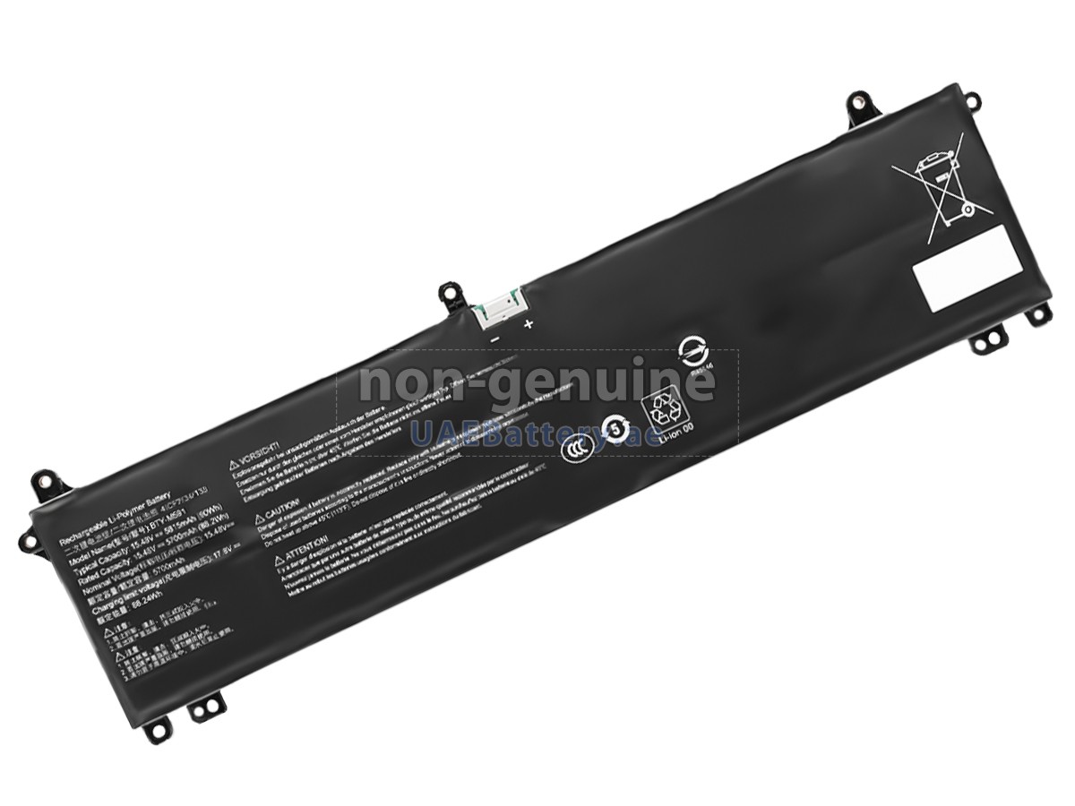 Battery for MSI KATANA 17 B13 MS17U1