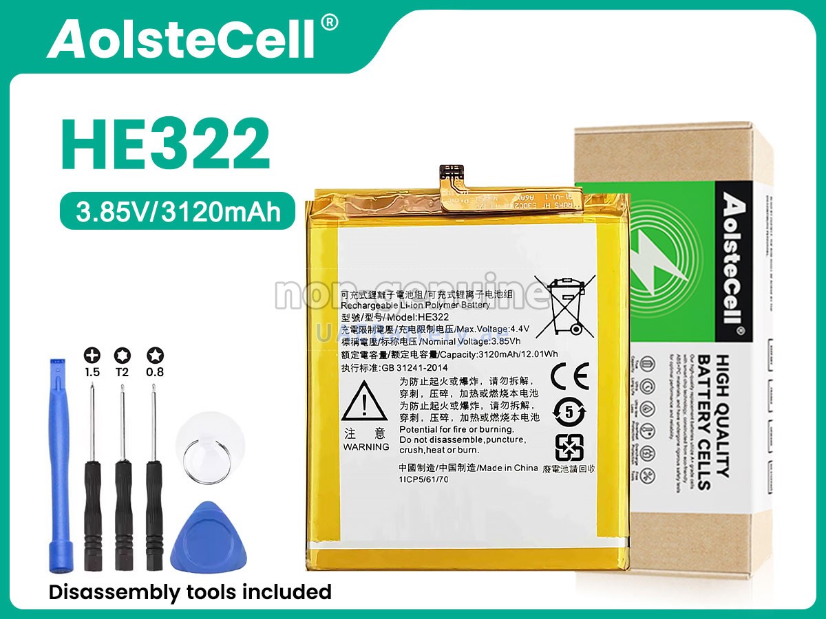 Battery for Nokia HE322
