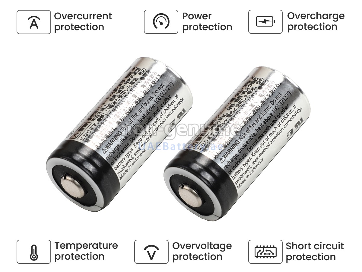 Battery for Panasonic CR123A