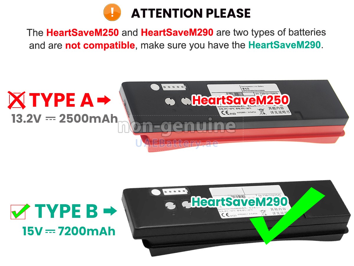 Battery for Primedic HEARTSAVEM250