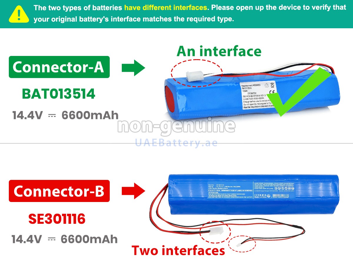 Battery for ResMed ELISEE 150