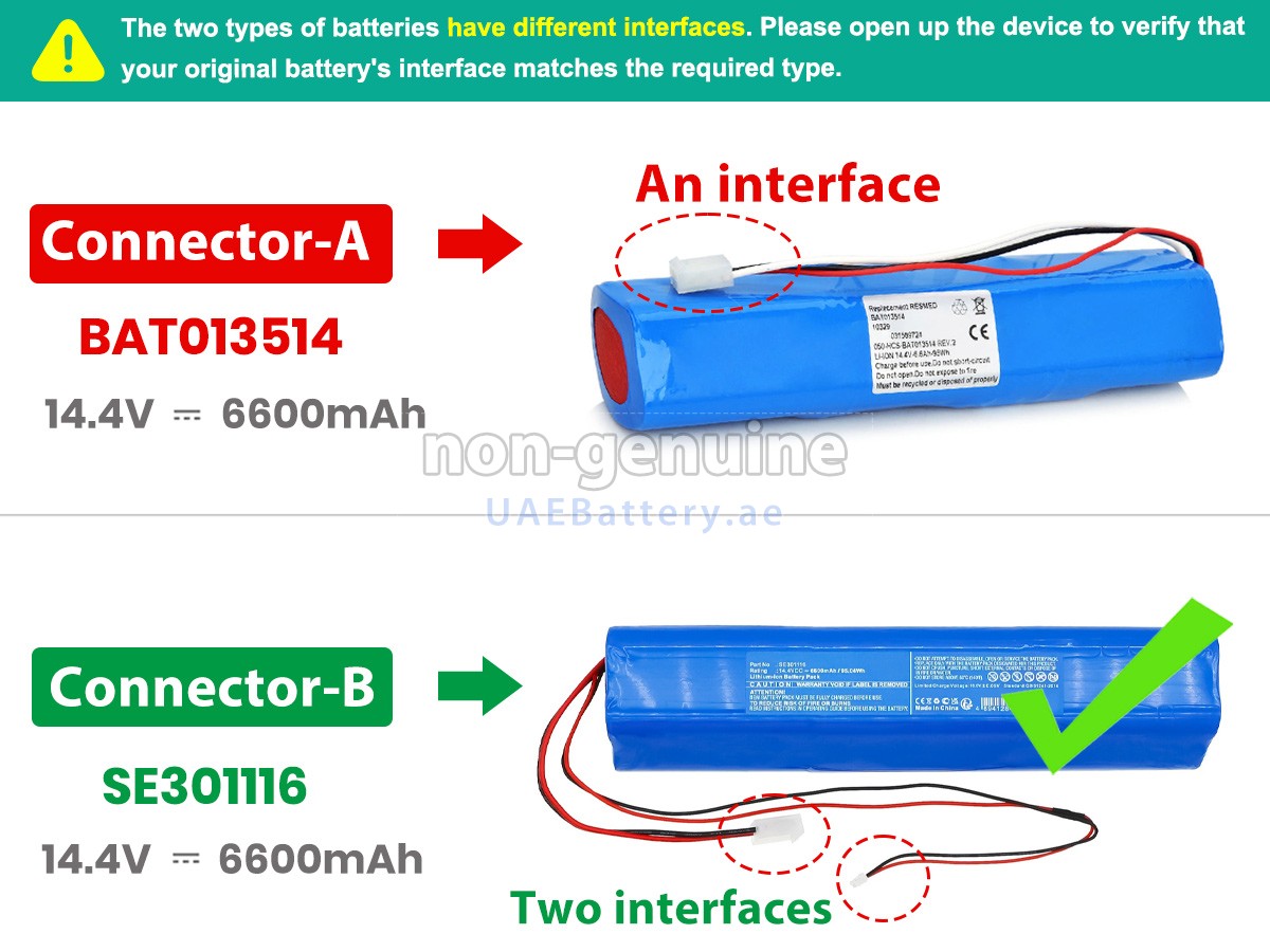 Battery for ResMed ELISEE 150