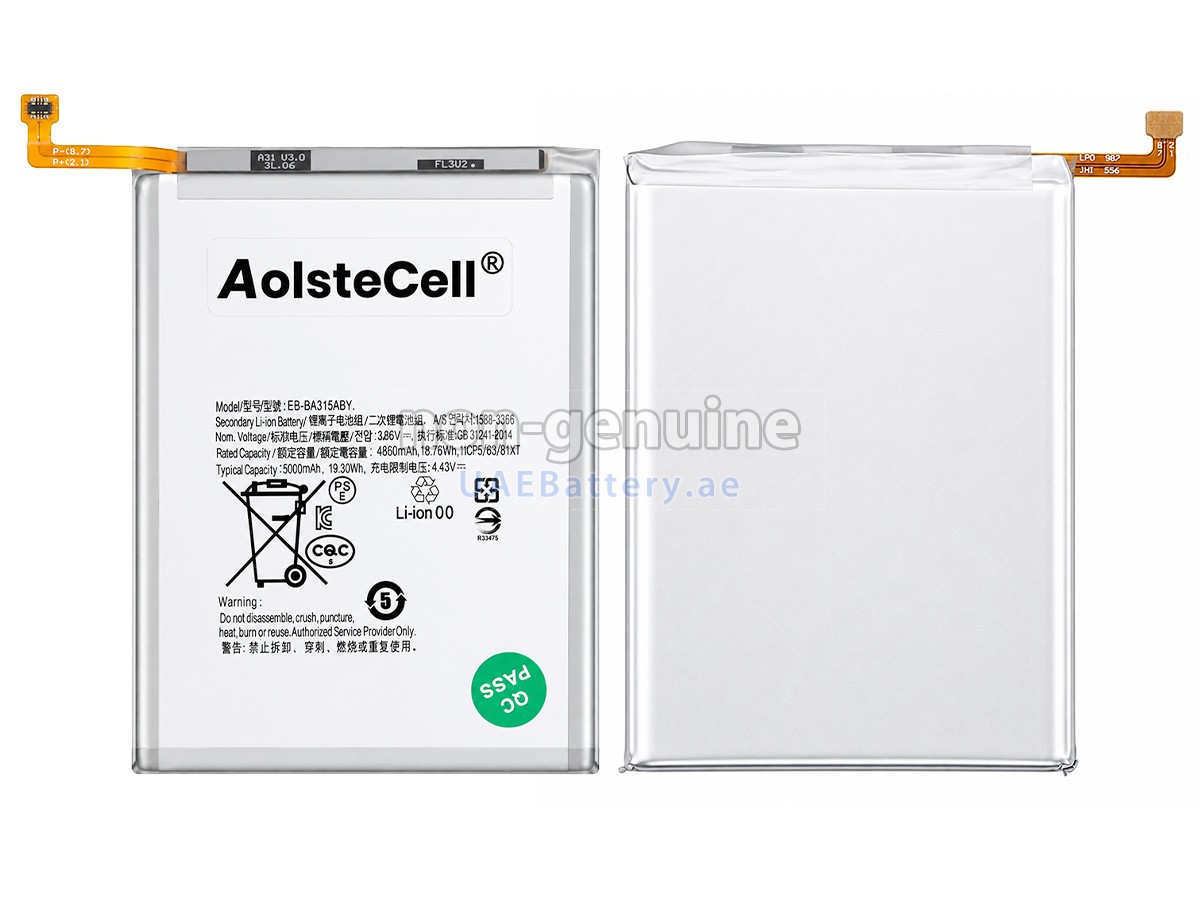 Battery for Samsung GALAXY A31 SM-A315GZBJTPA