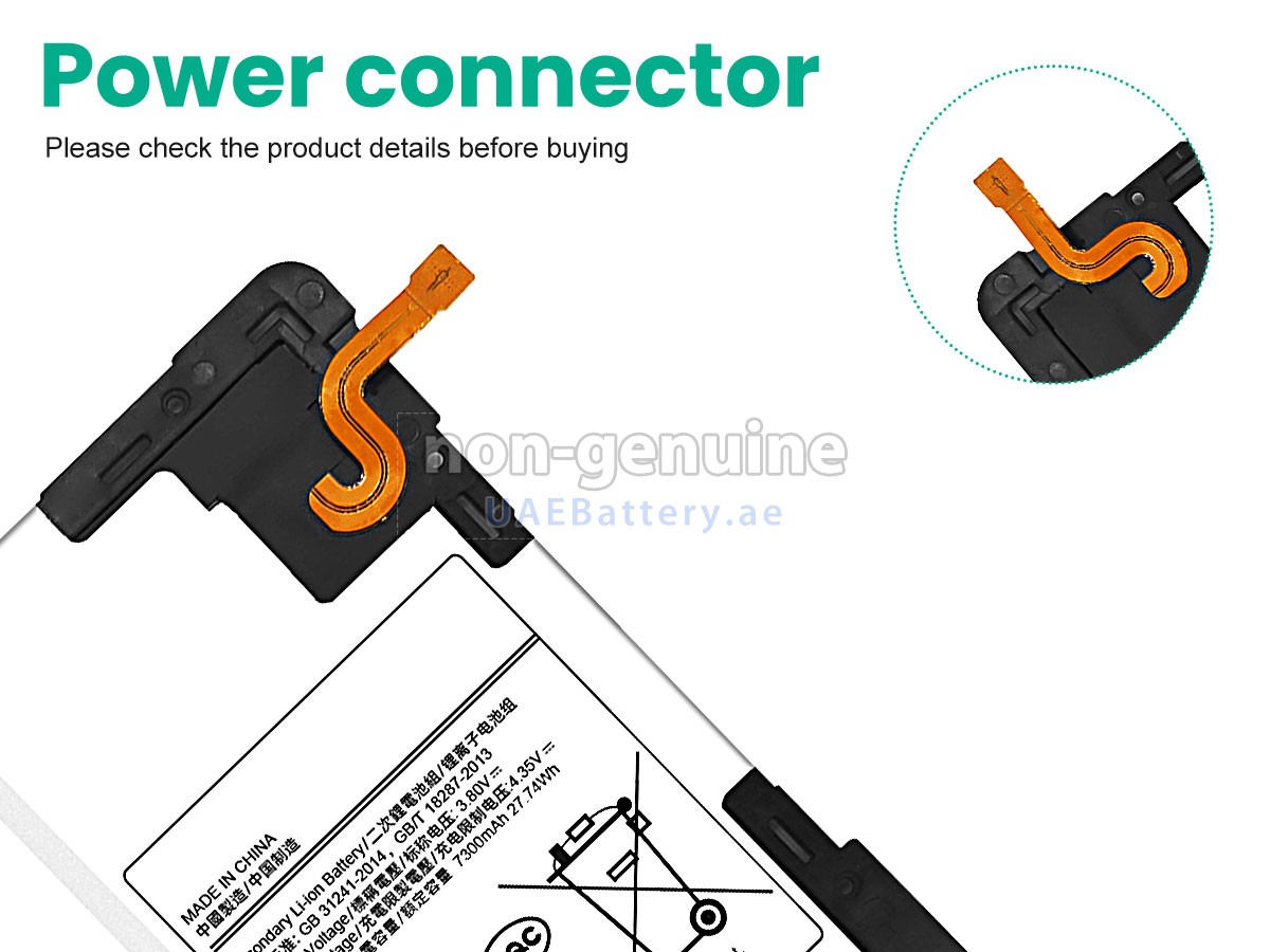 Battery for Samsung Galaxy TAB A2 10.5 SM-T590