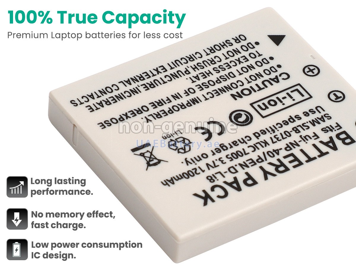 Battery for Samsung KODAK KLIC-7005