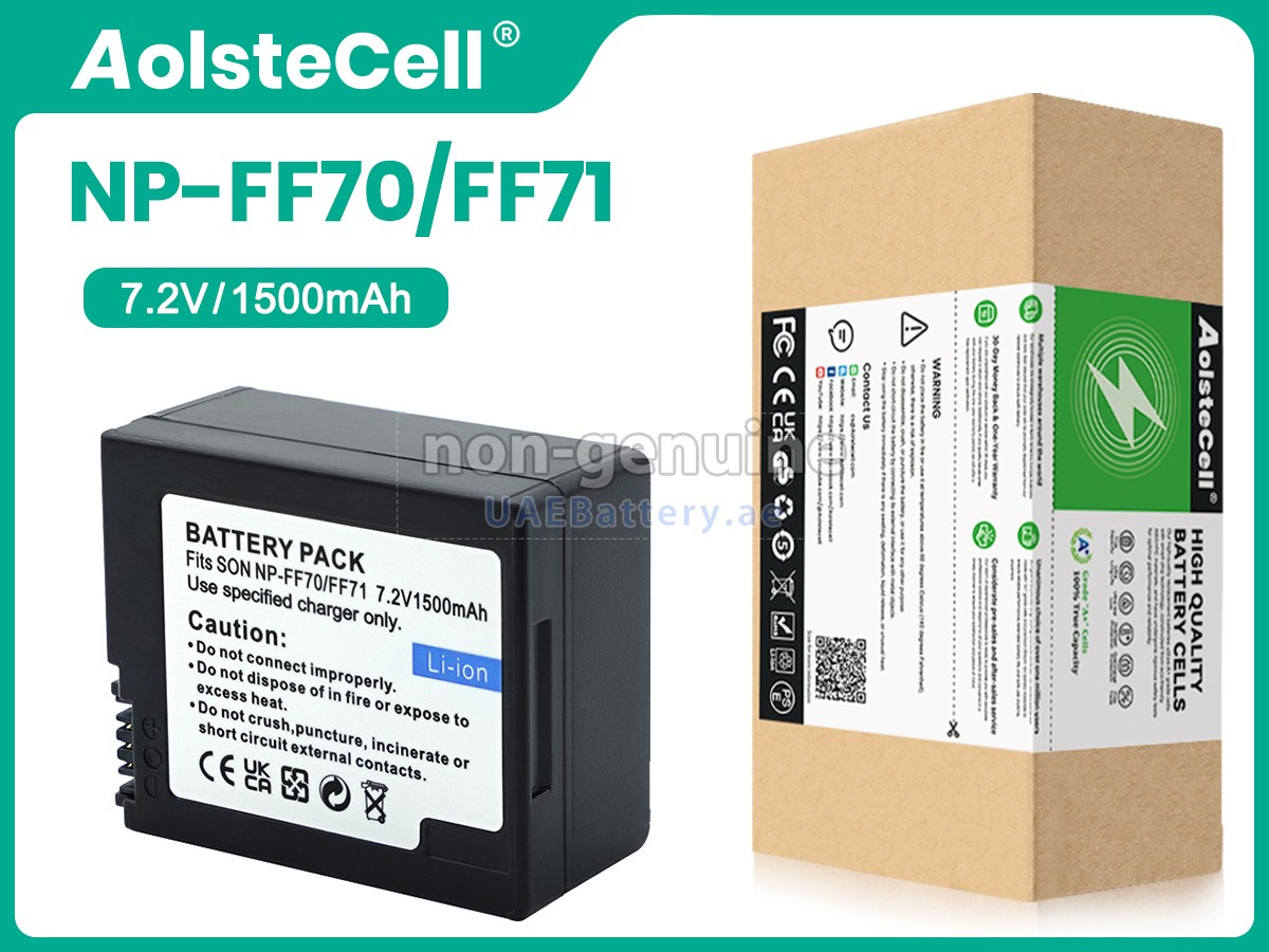Battery for Sony NP-FF71S