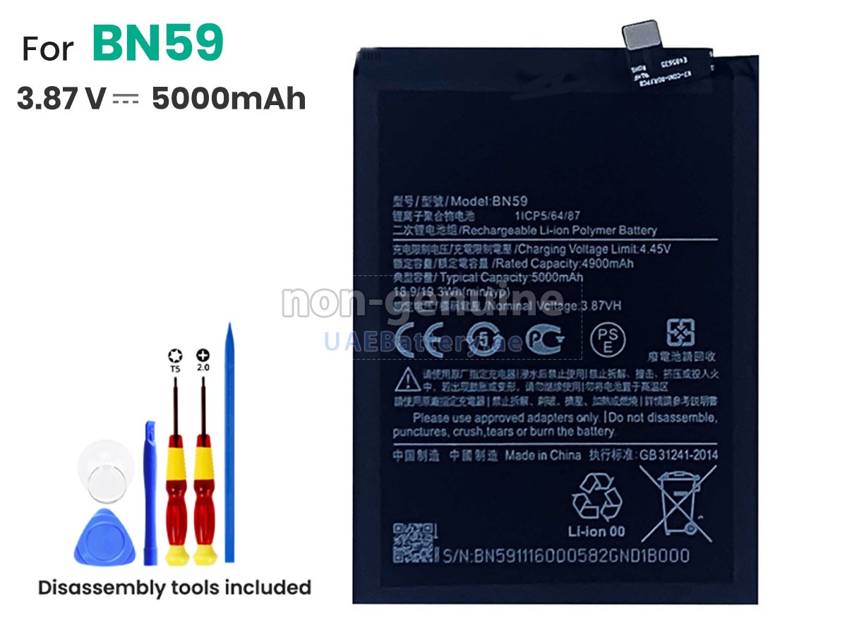 Battery for XiaoMi REDMI NOTE 10T