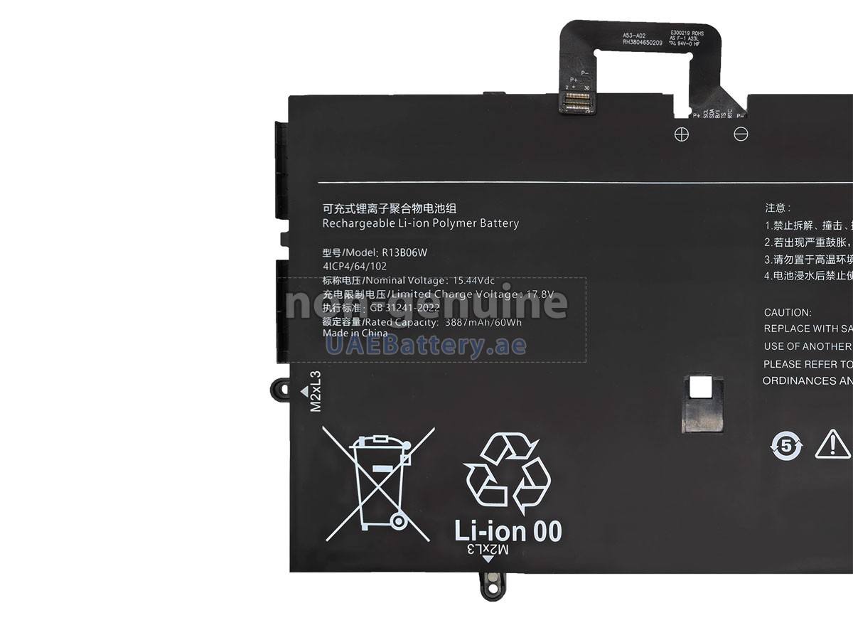 Battery for XiaoMi AIR13 MIF2209-AB