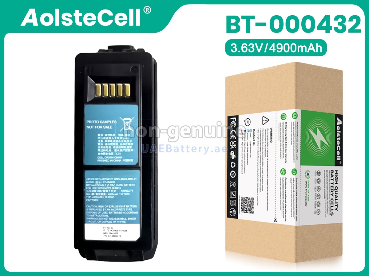Battery for Zebra BTRY-MC2X-49MA-01