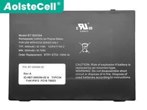Zebra BTRY-ET5X-10IN5-IA replacement battery