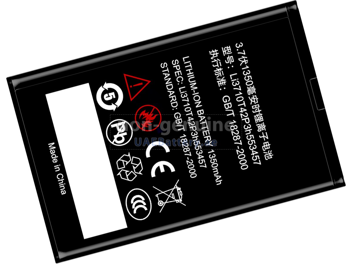 Battery for ZTE LI3710T42P3H553457