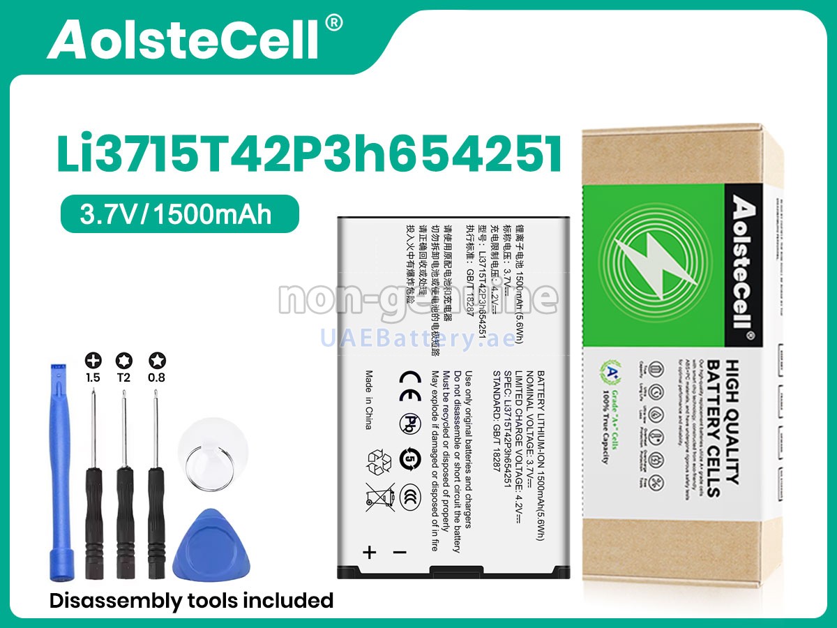 Battery for ZTE LI3715T42P3H654251
