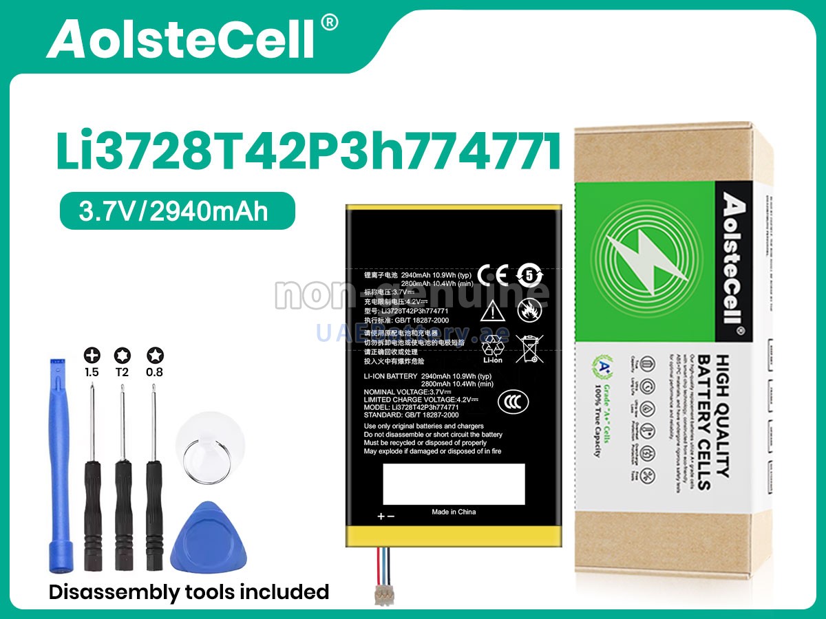Battery for ZTE LI3728T42P3H774771